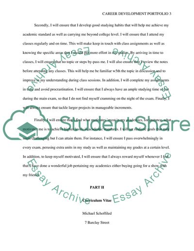 Career Development Portfolio