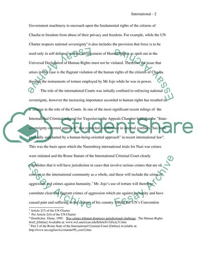 International Law Cases