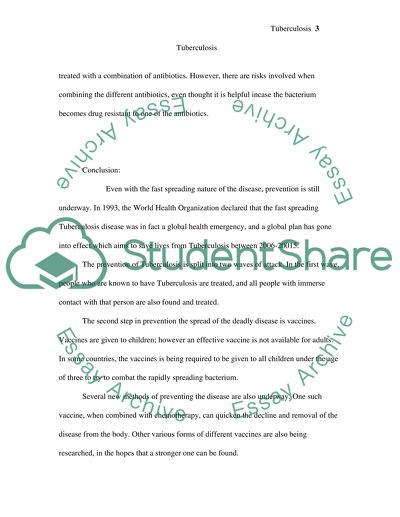 The Tuberculosis Disease
