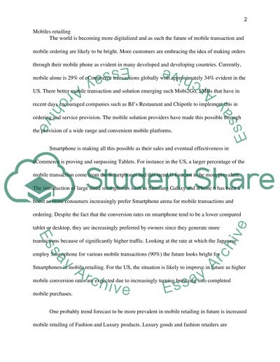 Mobiles Retailing: Conversion Funnel for a Smartphone