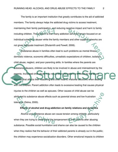 How Alcohol and Drug Abuse Affects Family Dynamics