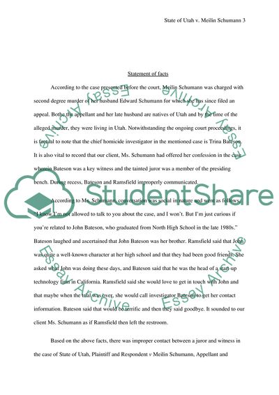 Appeal for Retrial in State v. Meilin Schumann