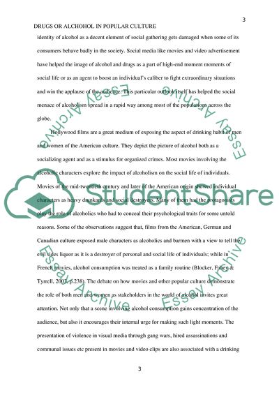 Drugs and Alcohol in Mass Media