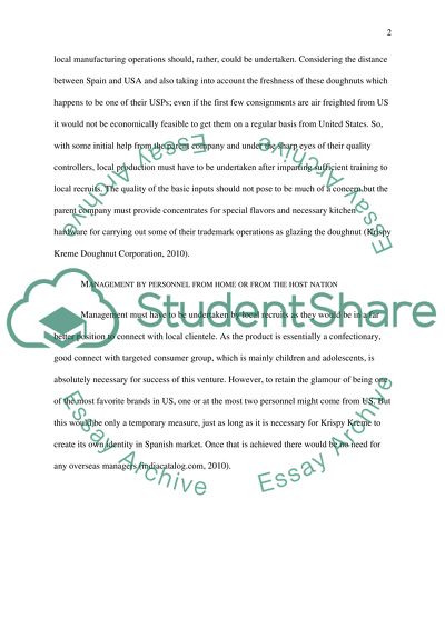 Opening a Krispy Kreme Doughnut in Spain