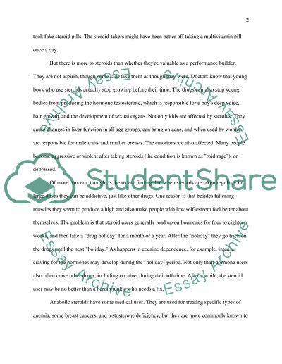 Why Steriods and Kids Dont Mix