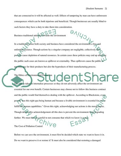 Summary of chapter 11- business ethics