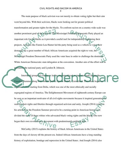 How different people understand the issues of civil rights and racism in America today