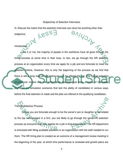 Practical Aspects and Difficulties Faced in the Interview Process