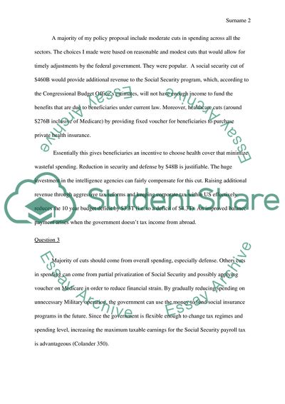 Federal Budget Challenge