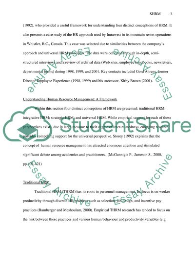 International Hospitality Industry