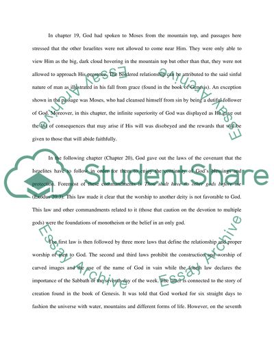 Biblical Passage in Pentateuch