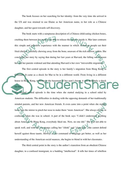 An analysis of the book Paper Daughter