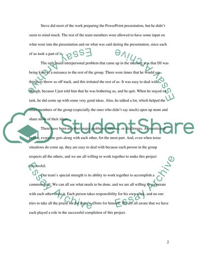 Managers Report for Team Researching Ethics