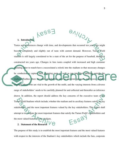 Vital Components of Turner Field Stadium