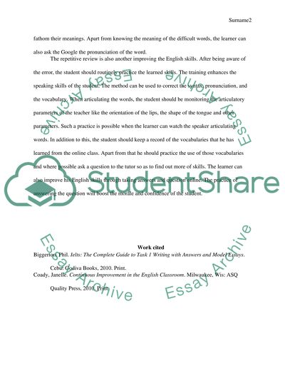 How to Improve English skills in Online Class