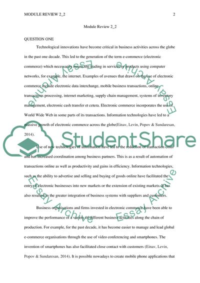 A Massive Growth of Electronic Commerce Across the Globe