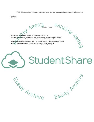 Quasi-legislative and Quasi-judicial Roles