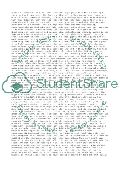 Elemental Technologies Case