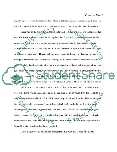 A Comparison of Sins: An Examination of John Miltons Paradise Lost