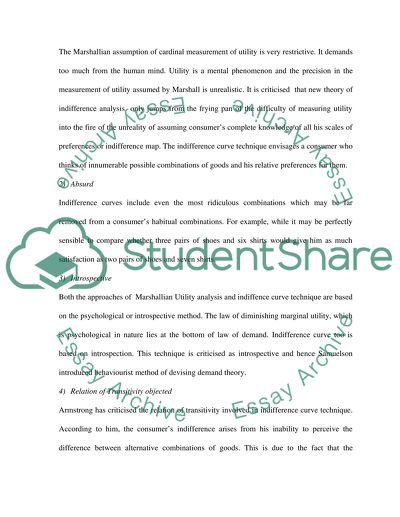 Revealed Preference Theory