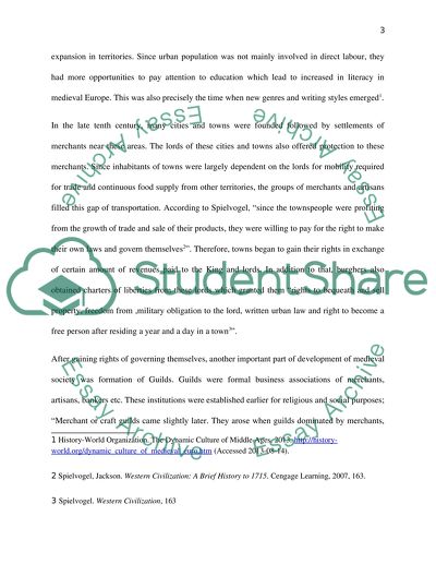 How significant was urban life to medieval society