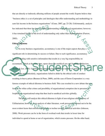 The History of Ethical Theory