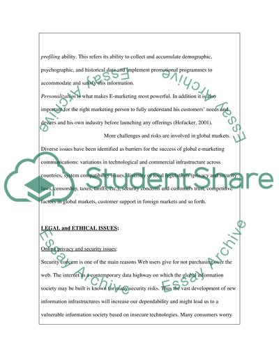 E-marketing affect consumer behavior