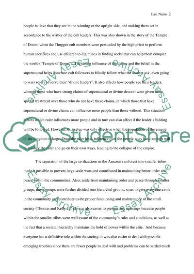 Wars or Uprisings within the Amazon Civilizations