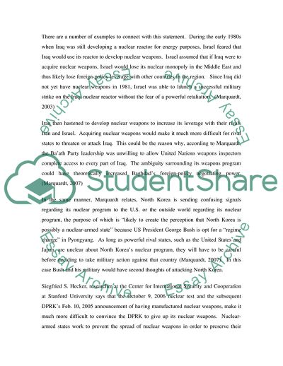 Why Did North Korea Acquire Nuclear Weapons