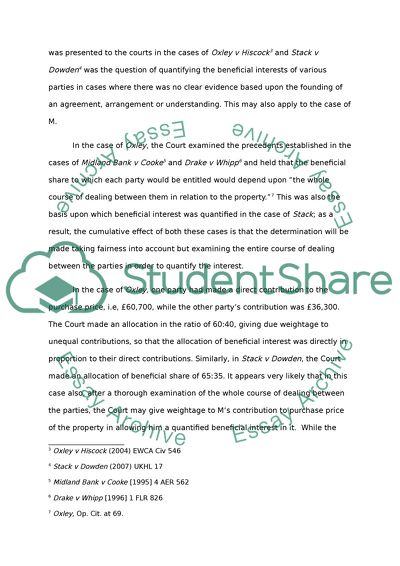 The Cases of Midland Bank v Cooke and Drake v Whipp: the Parties and the Interest