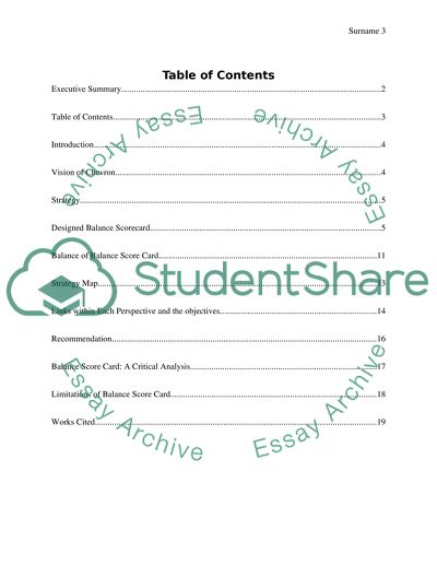 Understanding the Utility of the Balance Score Card in an Organization