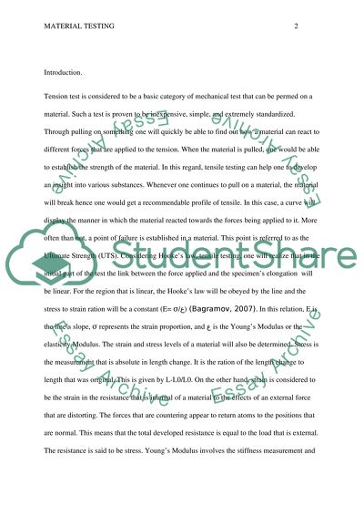 Mechanical Testing Lab Report