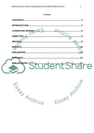 Complications of Smoking During Pregnancy