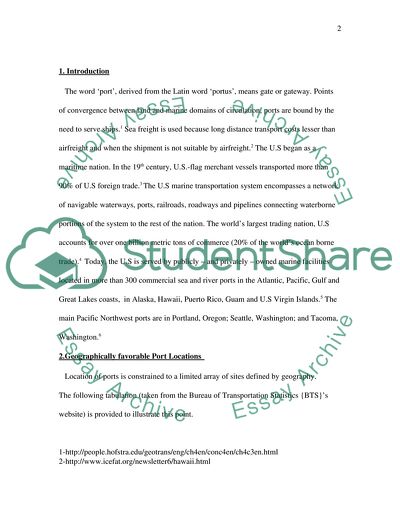 How Does Port Location Affect Port Traffic