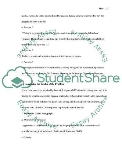 Negative Influences of Violent Media