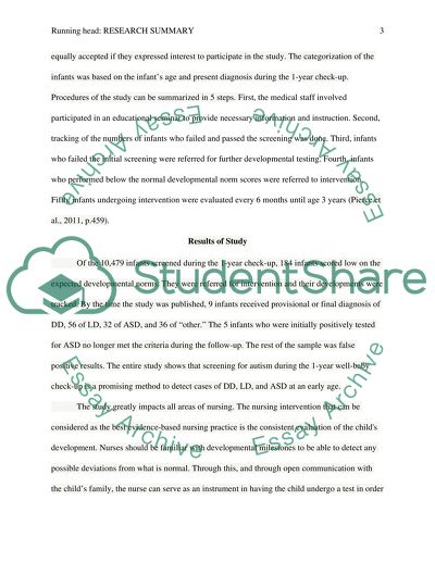 Research Summary and Ethical Considerations