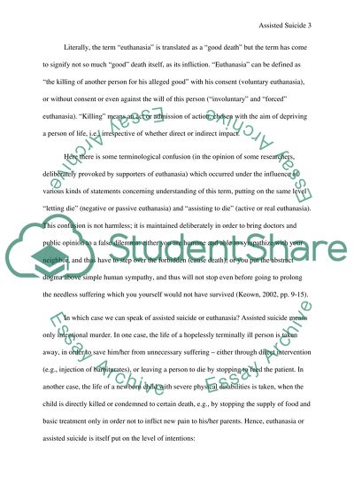 The Assisted Suicide