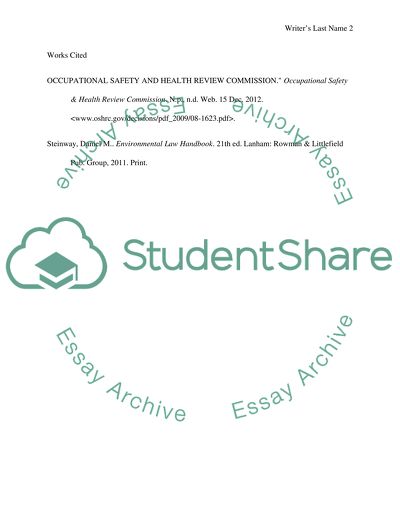 Occupational Safety and Health Review Commission