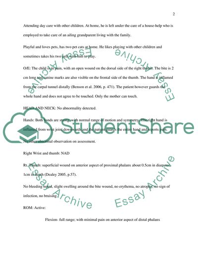 Right Thumb Pain Child Treatment