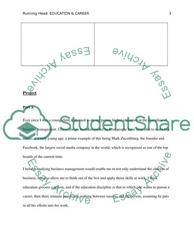 My Education And Career