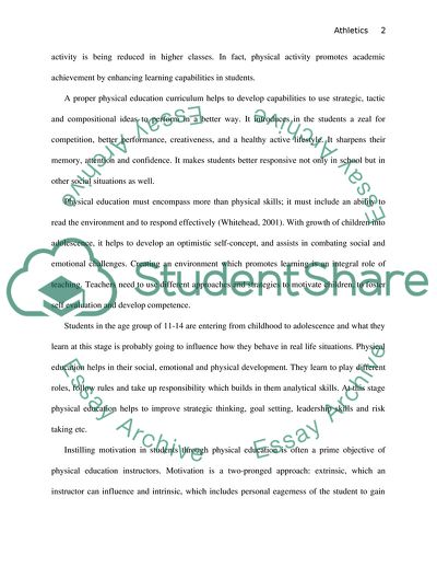 Effects of Physical Education and Activity Levels