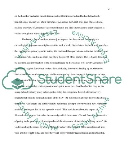 Review of The Conquests of Alexander the Great