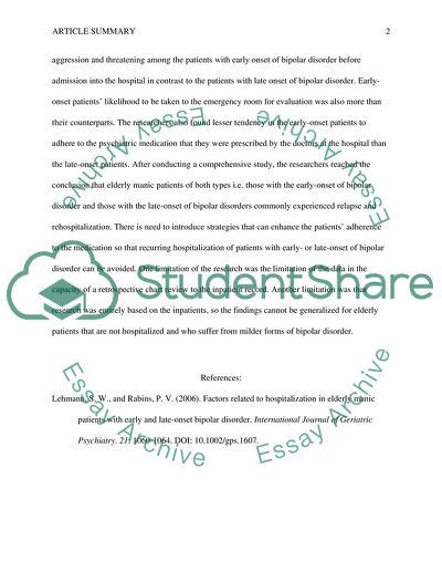 Summarize each component of the research study (e.g., provide a single paragraph overview of the study)