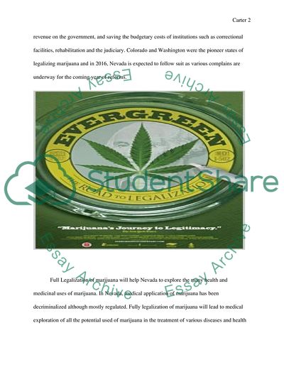 Why Nevada Should Follow Colorados Model for Marijuana Legalization