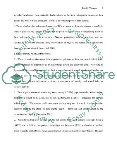 Family Members with HIV/AIDS