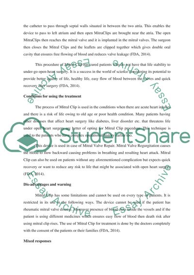 Percutaneous Mitral Repair with the MitraClip System