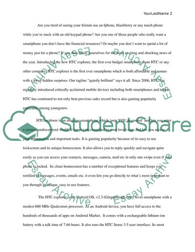 Quick Persuasive Advertisement for a Product / Item