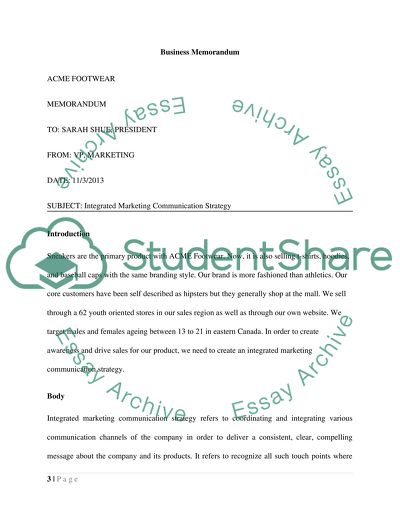 Integrated Marketing Communications Strategy