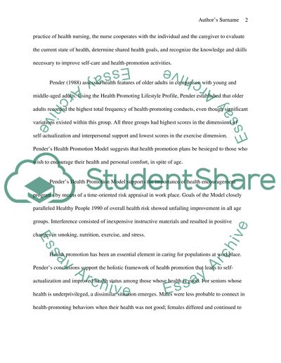 Predicting healthpromoting lifestyles in the workplace