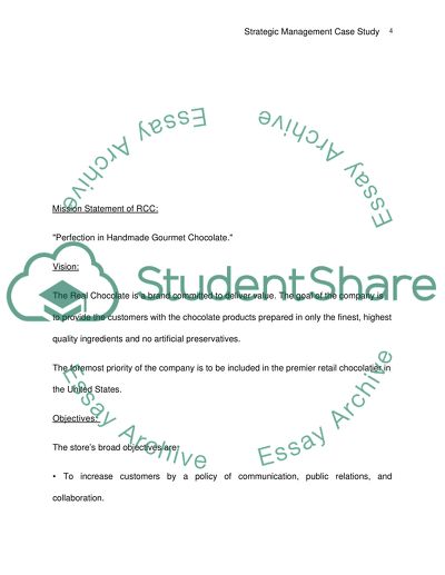 Strategic Management for Real Chocolate Company